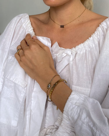 ANGEL NUMBER 111 CHOKER NECKLACE - MANIFESTATION - 18K GOLD - STUDIO JO STORE